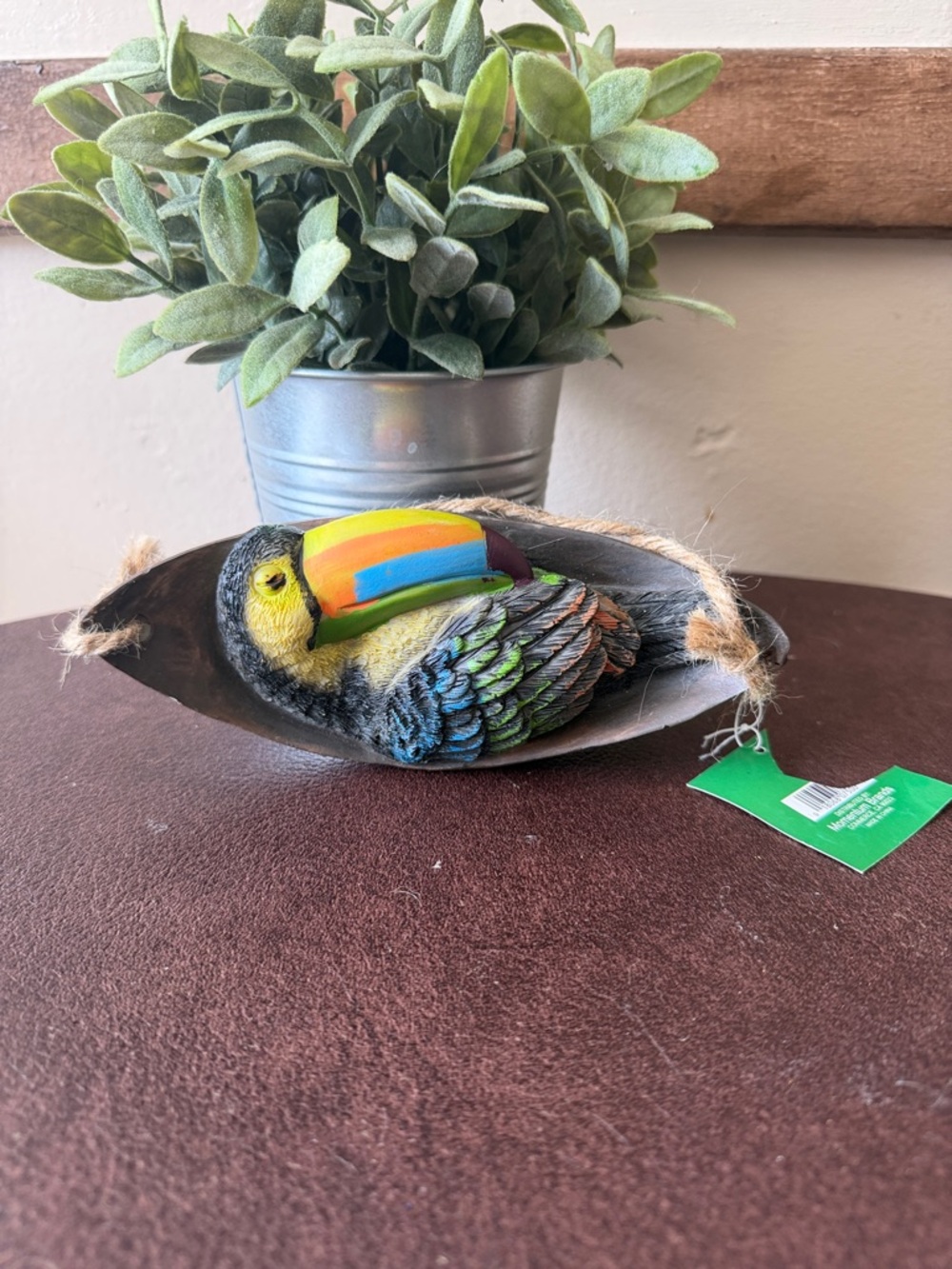 Hobby Lobby Tropical Toucan hanging Décor in Yellow, Orange, Blue, Green